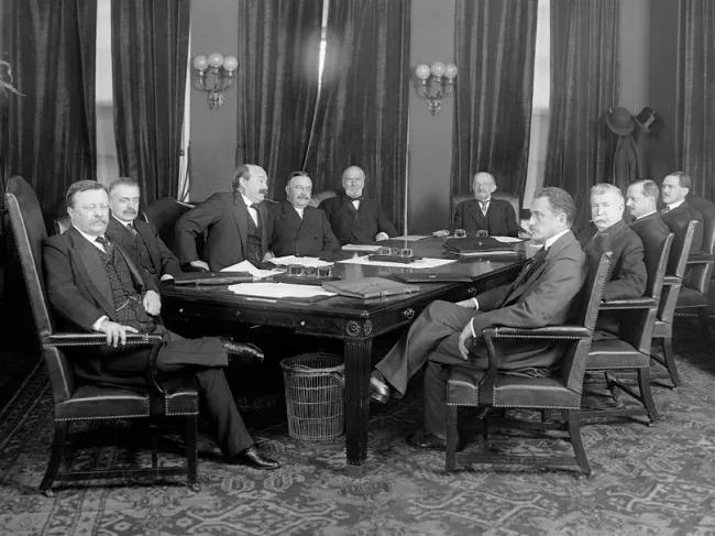 Theodore Roosevelt and his Cabinet, including Charles Bonaparte